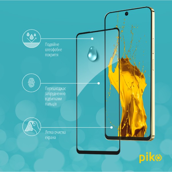 Фото - Защитное стекло для смартфона Piko Full Glue for Infinix Hot 40 Pro Black (1283126589270)