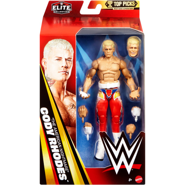 Фото - Колекційна фігурка WWE WWE Elite Top Picks (топові бійці еліти зі змінними частинами) (в ас.) (GNM28)