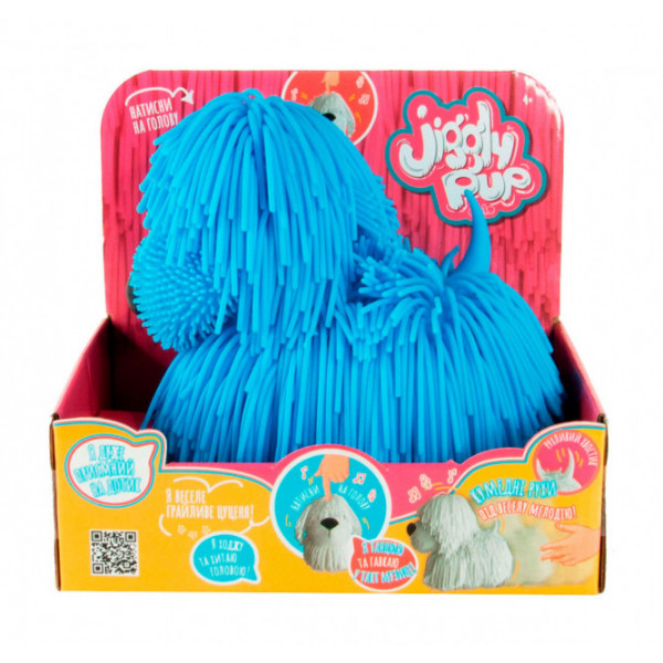 Фото - Інтерактивна іграшка Jiggly Pup Пустотливий щеня Блакитний (JP001-WB-B)