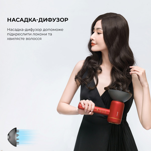 Фото - Фен JIMMY F6 Red