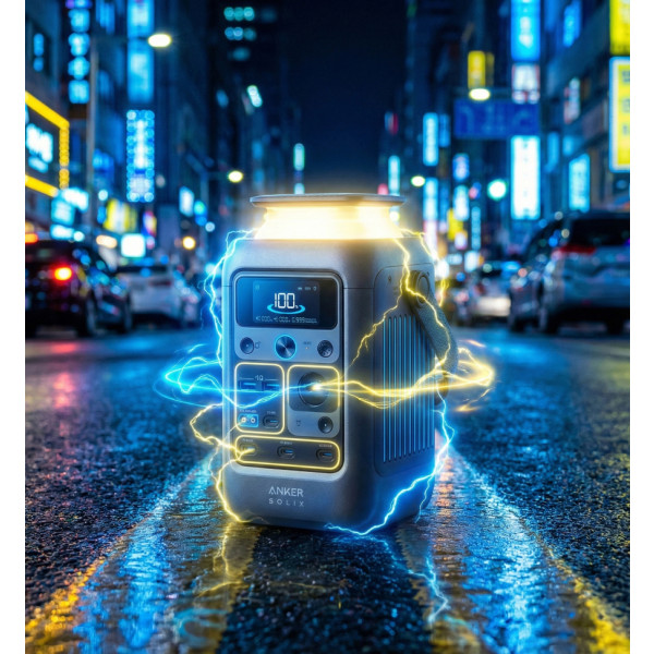 Фото - Зарядная станция универсальная Anker Solix C300 DC с LiFePO4-батареей (300W,288Wh) Black (714963)