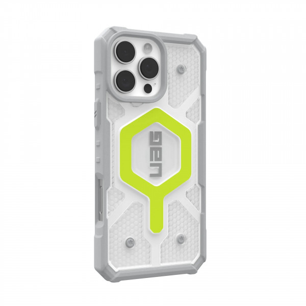 Фото - Чохол для смартфону UAG for iPhone 16 Pro Max, Pathfinder Clear Magsafe, Active Neon (114465118181)