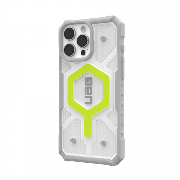 Фото - Чохол для смартфону UAG for iPhone 16 Pro Max, Pathfinder Clear Magsafe, Active Neon (114465118181)