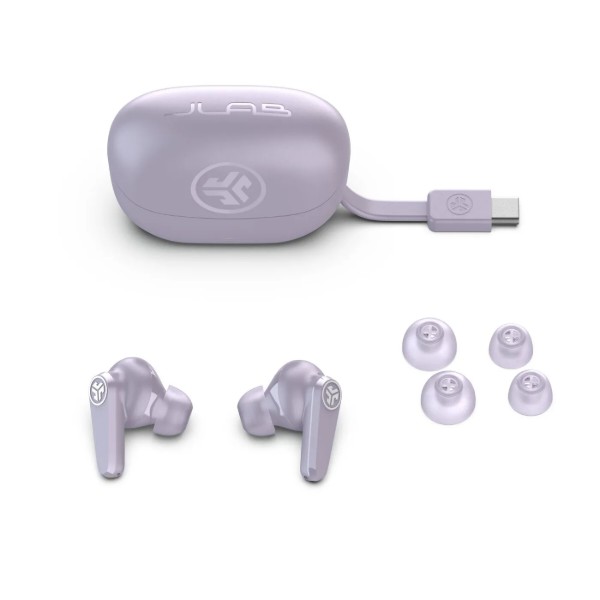 Фото - Навушники вкладиші бездротові TWS JLab Go Pods ANC Lilac (IEUEBGOPODSRLLC124)