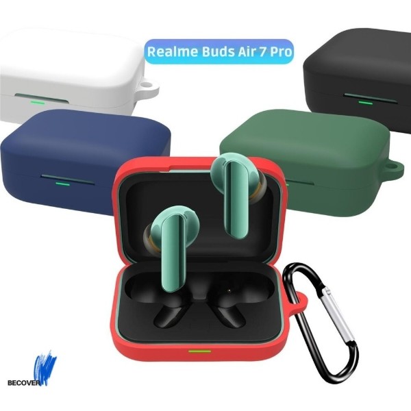 Фото - Чохол для навушників BeCover Silicon for Realme Buds Air 7 Pro Red (714816)