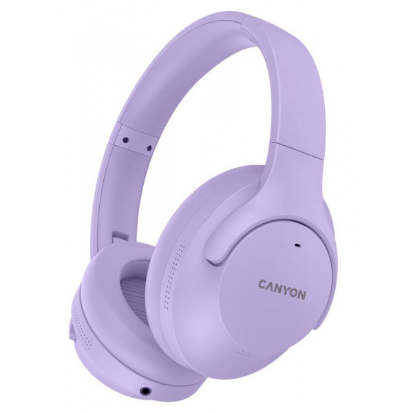 Фото - Наушники полноразмерные беспроводные Canyon OnRiff 10 ANC Purple (CNS-CBTHS10PU)
