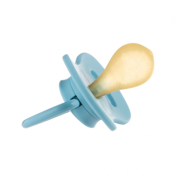 Фото - Кругла пустушка Canpol babies 0-6 міс NUDE - блакитна (23/223_blu)