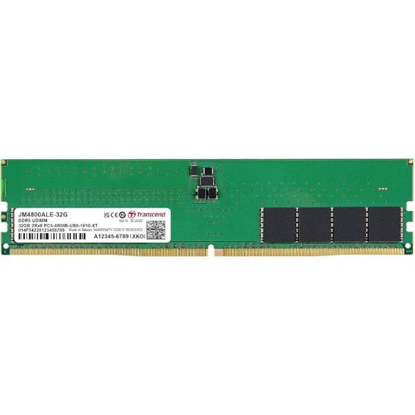 Фото - Память DDR Transcend DDR5 32GB 4800 (JM4800ALE-32G)