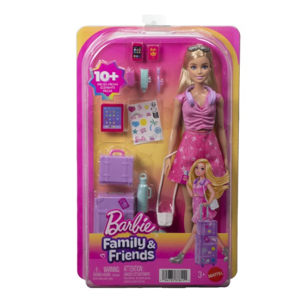 Фото - Кукольный набор Barbie с куклой Малибу Путешествие мечты (JMJ47)