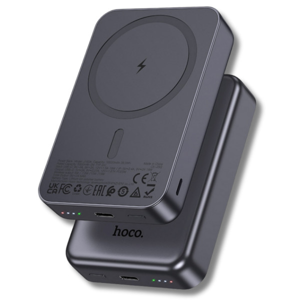 Фото - Батарея мобильная HOCO J160A Original PD20W Magnetic MagSafe compatible 10000 mAh Metal Gray (714992)