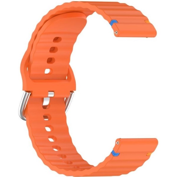 Фото - Ремінець для смарт-годинника BeCover Ribbed Tape (22mm) for Huawei Watch GT 5 / GT 4 (46mm) / GT 3 (46mm) / GT 2 (46mm) / GT 2 Pro / Watch GS Pro Orange (714289)