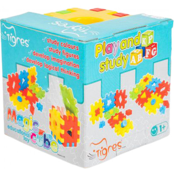 Фото - Кубики Tigres Чарівний Куб 12 ел. (39376)