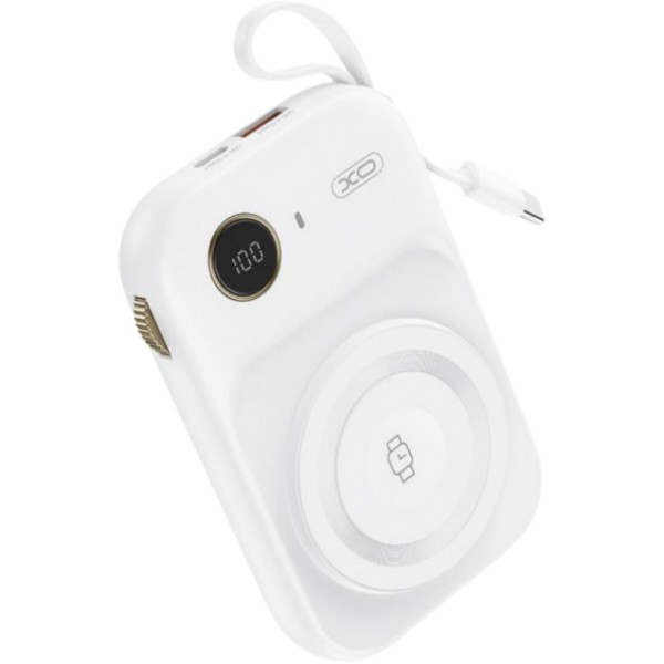 Фото - Батарея мобильная XO PR270 Magnetic MagSafe 15W 3-in-1+PD20W/QC22.5W 10000 mAh White