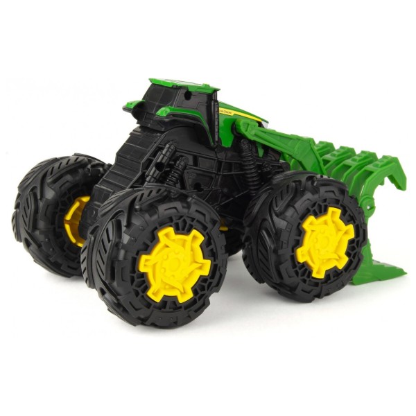 Фото - Автотранспорт John Deere Kids Трактор Monster Treads з ковшем і великими колесами (47327)