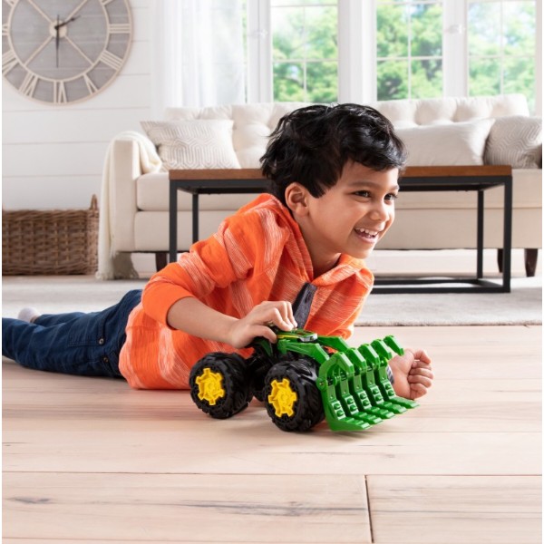 Фото - Автотранспорт John Deere Kids Трактор Monster Treads з ковшем і великими колесами (47327)