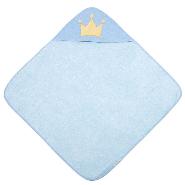 Фото - Рушник махровий дитячий Canpol babies з капюшоном 85x85 см King (26/800_blu)
