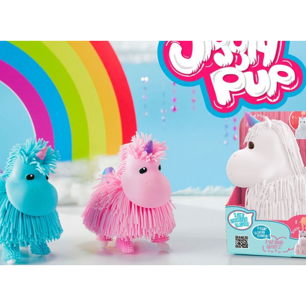 Фото - Інтерактивна іграшка Jiggly Pup Чарівний Єдиноріг Білий (JP002-WB-WH)