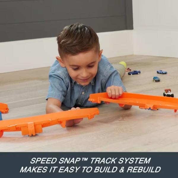 Фото - Трек Hot Wheels Track Creator Крутий стрибок серії (JDB49)
