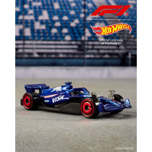 Фото - Колекційна машинка Hot Wheels Набір з 5 базових болідів F1 2024 (JGF58)