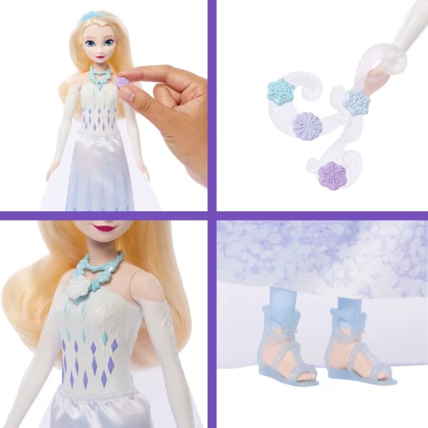 Фото - Кукла-сюрприз набор Disney Frozen С куклой Эльзы "Сияние самоцветов" (JJY36)