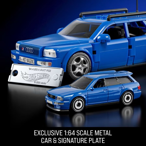 Фото - Колекційна машинка-конструктор Mattel Brick Shop "Audi" серії "Speed" (JGR28)