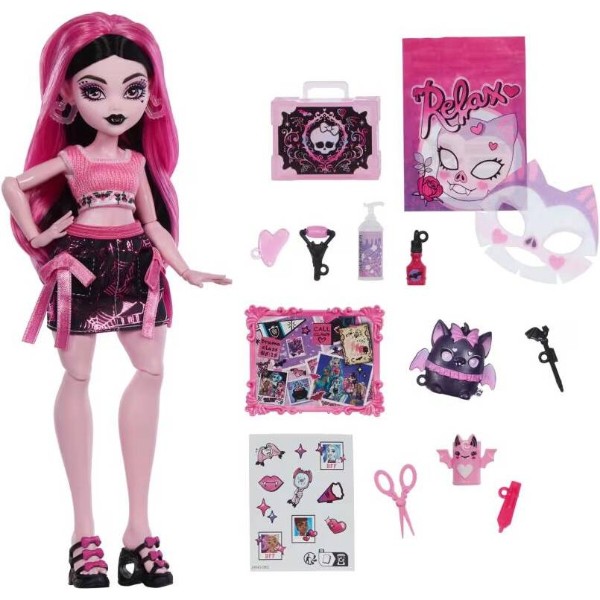 Фото - Ляльковий набір Monster High "Таємні ритуали краси Дракулори"  (JHK43)
