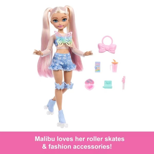 Фото - Кукла Barbie Малибу «Dream Besties» на роликах (JFX96)