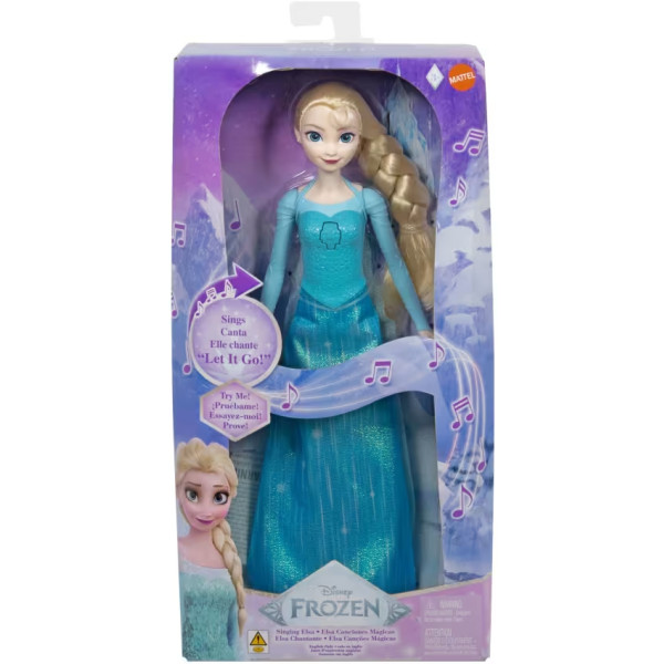 Фото - Інтерактивна лялька Disney Frozen Співоча Ельза Крижане серце (JFH84)