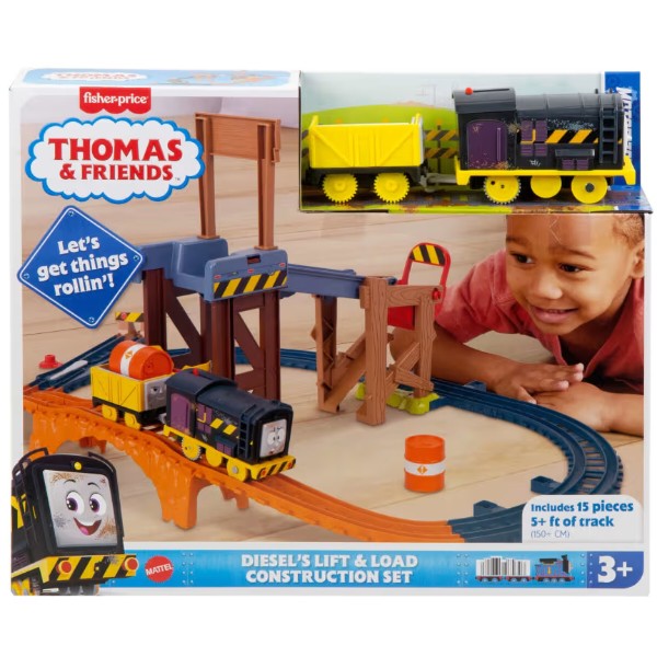 Фото - Железная дорога Thomas&Friends Приключения Дизеля на строительстве. Томас и друзья в ассортименте (JBW20)