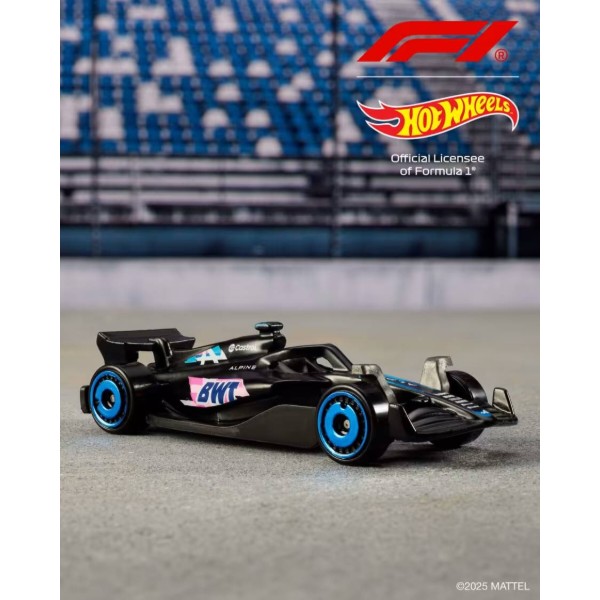 Фото - Колекційна машинка Hot Wheels Набір з 5 базових болідів F1 2024 (JGF58)