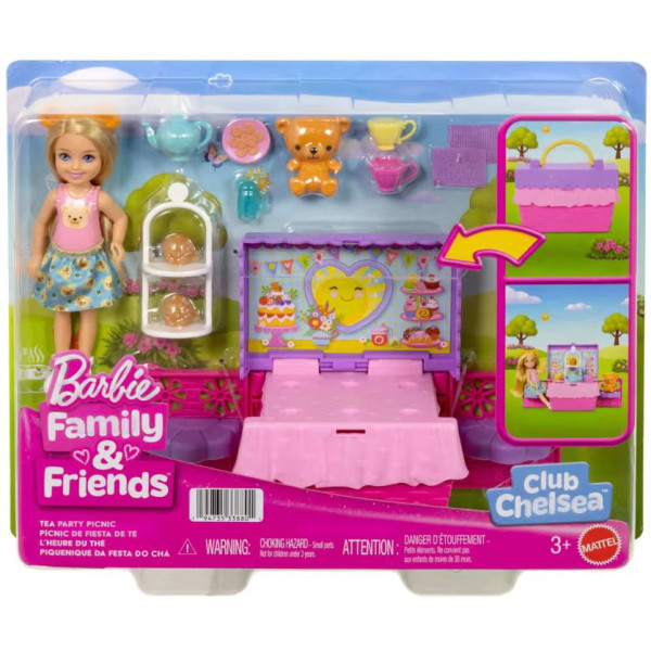 Фото - Ігровий набір Barbie з лялькою Челсі Чайна вечірка (JJB40)