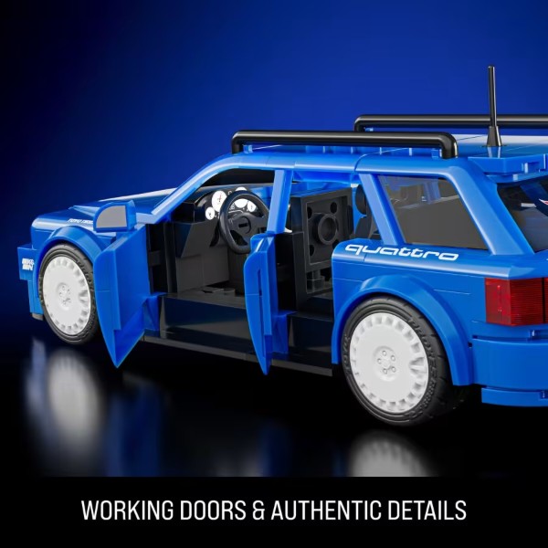 Фото - Колекційна машинка-конструктор Mattel Brick Shop "Audi" серії "Speed" (JGR28)