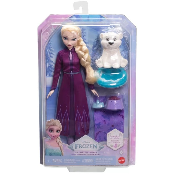 Фото - Лялька Disney Frozen Ельза з маленьким ведмежам Крижане серце (JFG16)