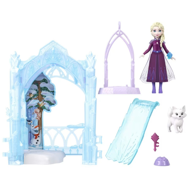 Фото - Кукольный набор Disney Frozen Тайное место Эльзы по мотивам Ледяное сердце (JFG29)