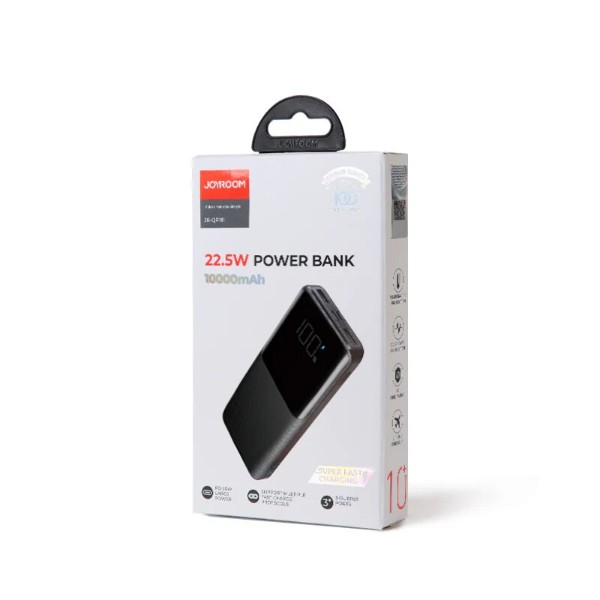 Фото - Батарея мобильная Joyroom 10000mAh 22,5W PD,QC3.0, 2xUSB-A, Micro USB, USB-C In/Out Black (JR-QP191)