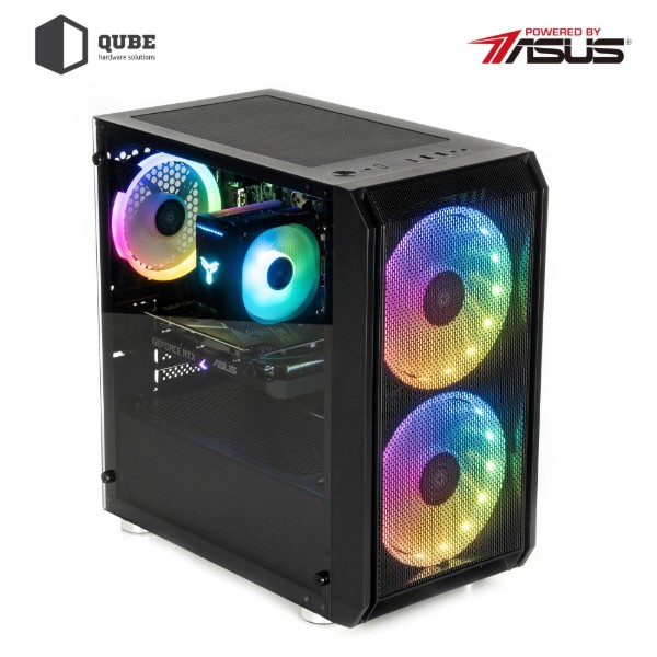 Фото - Системний блок QUBE QB i3 14100F RTX 3050 6GB NM 164 (i314100FRTX30506GBNM164)