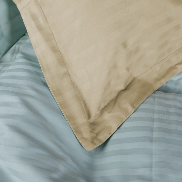 Фото - Комплект постільної білизни MirSon Royal Soft Stripe 30-0013 + 30-0002 Sensuous 200x220 (2200008075552)