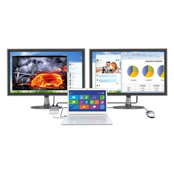 Фото - Адаптер Mini Display Port-HDMI J5create USB-A на 2 HDMI (JUA365-N)