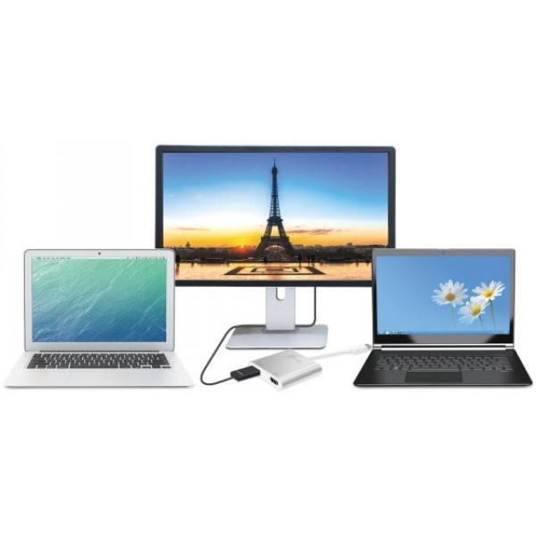 Фото - Адаптер Mini Display Port-HDMI J5create USB-A на 2 HDMI (JUA365-N)