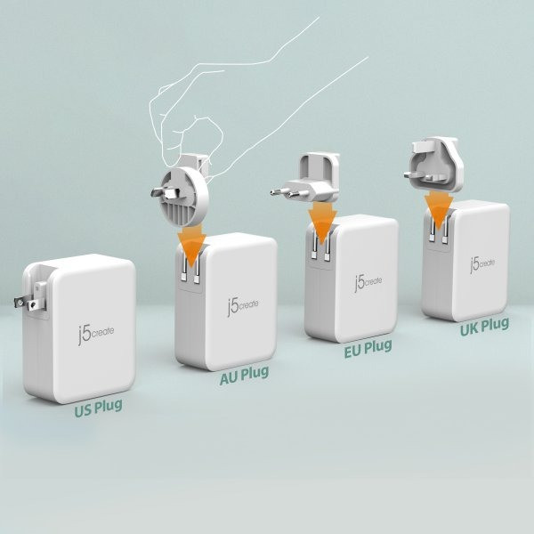 Фото - Мережевий зарядний пристрій J5create JUP43130E-EN