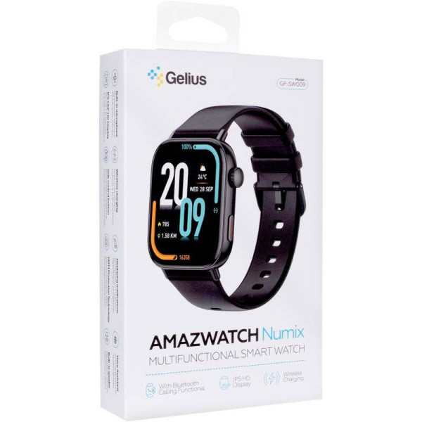 Фото - Смарт-годинник Gelius Amazwatch Numix GP-SW009 Black (99686)