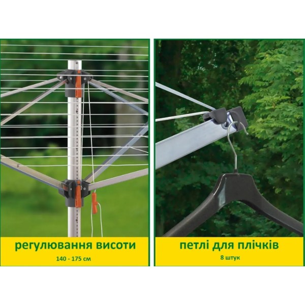 Фото - Сушарка для білизни Juwel Comfort Plus 600 Gray (30239)