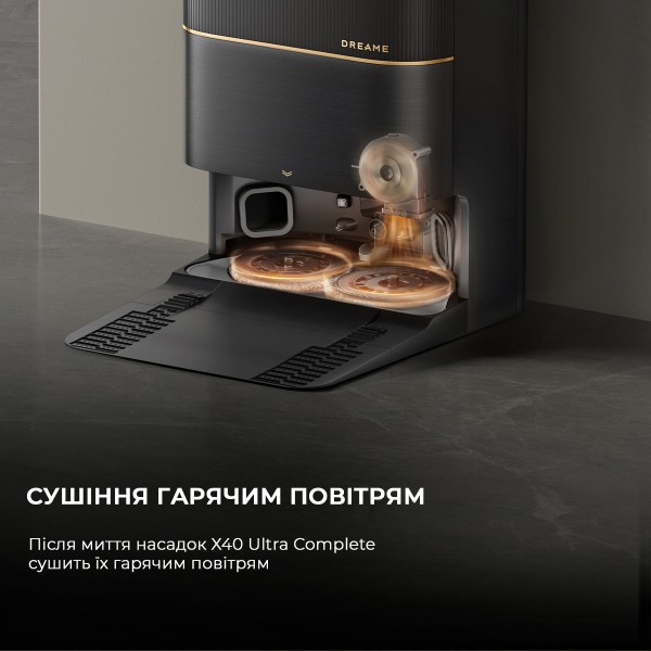 Фото - Робот-пилосос миючий Dreame Bot X40 Ultra Complete Black (RLX63CE-2-Bl)
