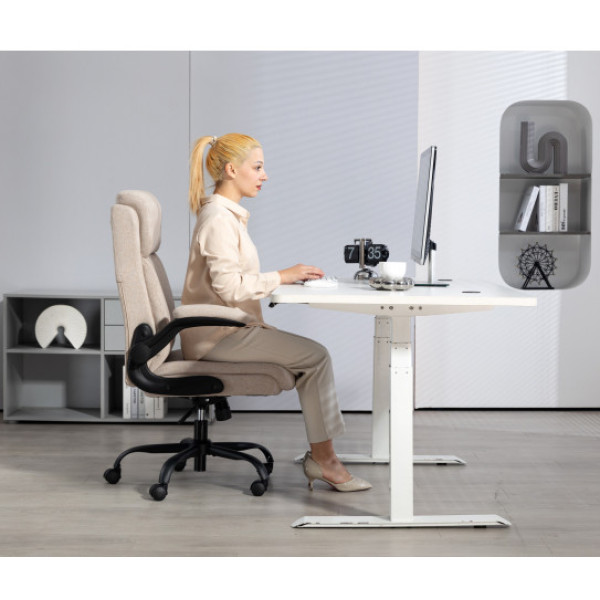 Фото - Крісло офісне GT Racer B-3021 Fabric Beige