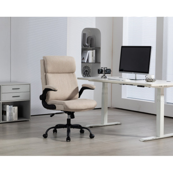 Фото - Крісло офісне GT Racer B-3021 Fabric Beige