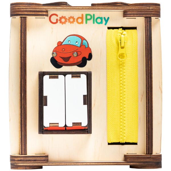 Фото - Бизиборд-куб GoodPlay "Развитие" с LED подсветкой 17х17х18 (K103E)