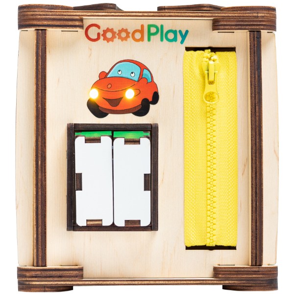 Фото - Бизиборд-куб GoodPlay "Развитие" с LED подсветкой 17х17х18 (K103E)