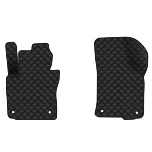 Фото - Килимки з екошкіри в салон авто передні EVAtech для Octavia A5 (MT, 8 clips) Skoda 2004-2013 2 покоління Liftback EU (SK12150A2AV4BBB)