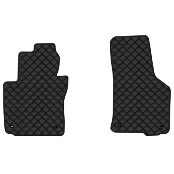 Фото - Килимки з екошкіри в салон авто передні EVAtech для Octavia A5 (MT, 4 clips) Skoda 2004-2013 2 покоління Combi EU (SK12162AG2TL4BBB)