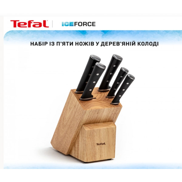 Фото - Набір ножів Tefal K232S574 Ice Force 6 пр